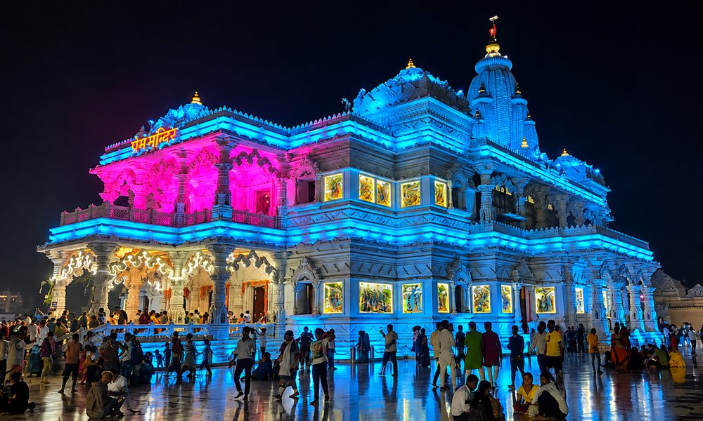 Prem Mandir Light Show Timings
